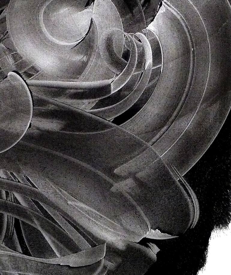 Original Abstract Expressionism Abstract Painting by Newel Hunter