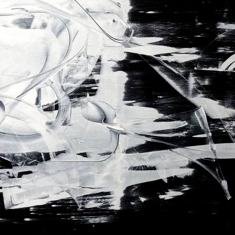 Original Abstract Expressionism Abstract Painting by Newel Hunter