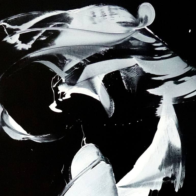 Original Abstract Expressionism Abstract Painting by Newel Hunter