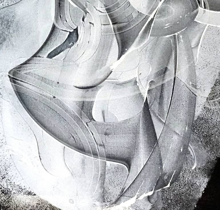 Original Abstract Expressionism Abstract Painting by Newel Hunter