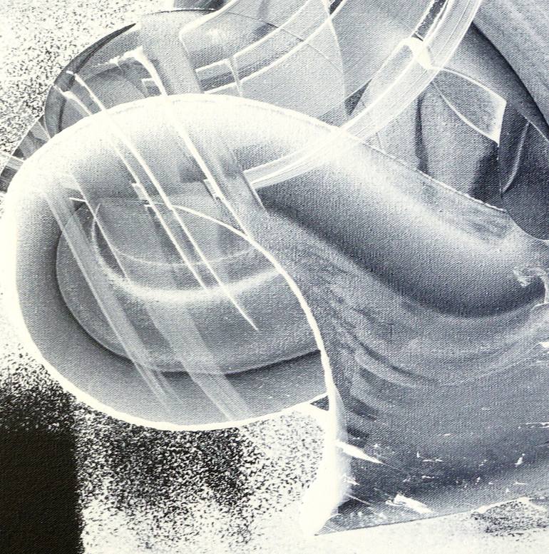 Original Abstract Expressionism Abstract Painting by Newel Hunter