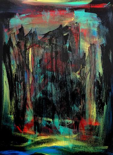 Print of Abstract Paintings by Newel Hunter