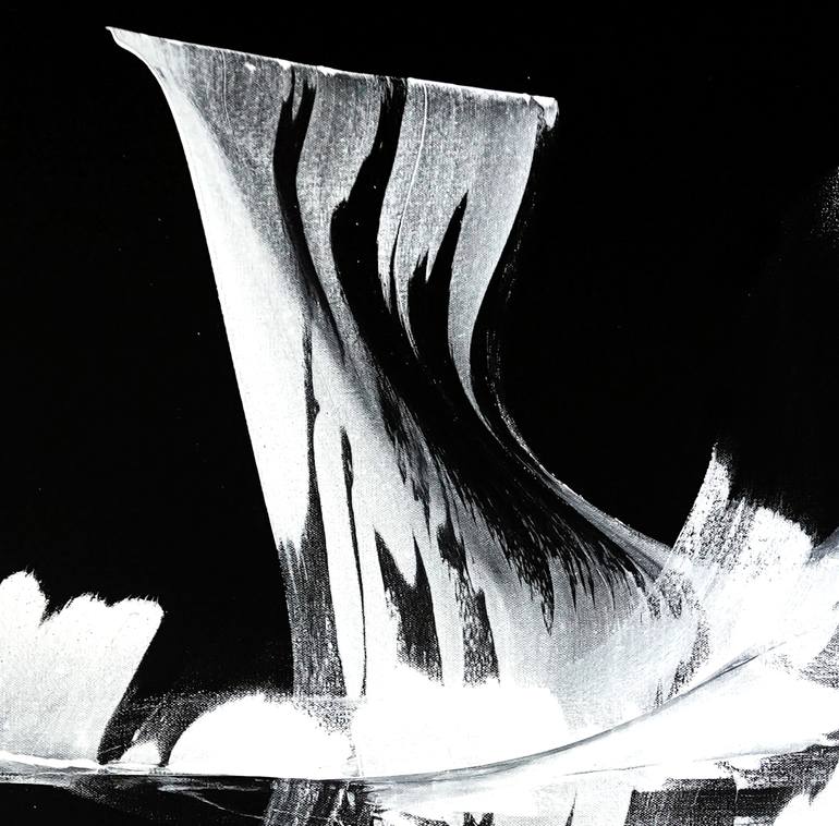 Original Abstract Expressionism Abstract Painting by Newel Hunter