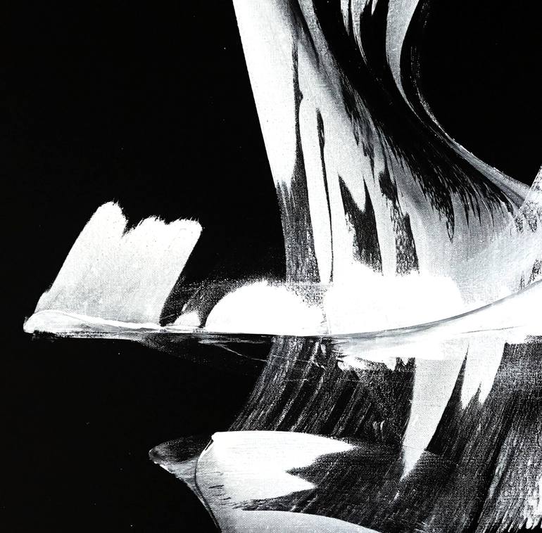 Original Abstract Expressionism Abstract Painting by Newel Hunter