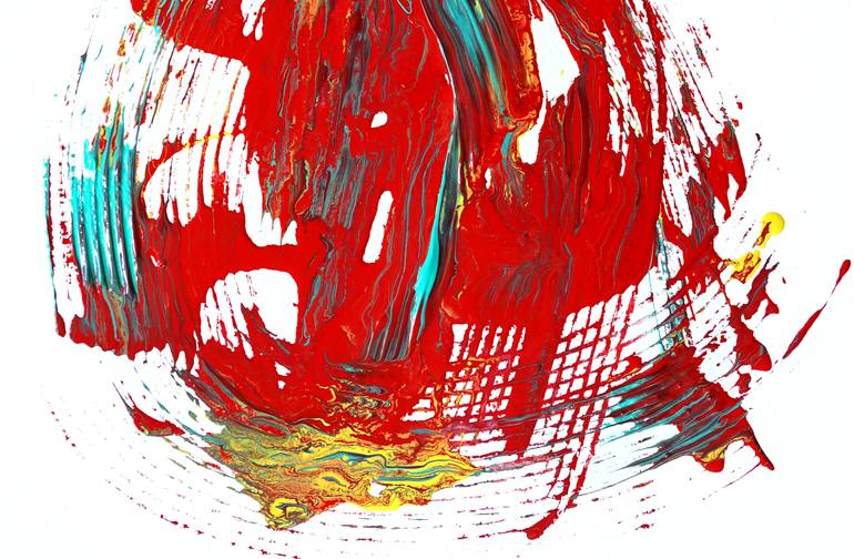 Original Abstract Expressionism Abstract Painting by Newel Hunter