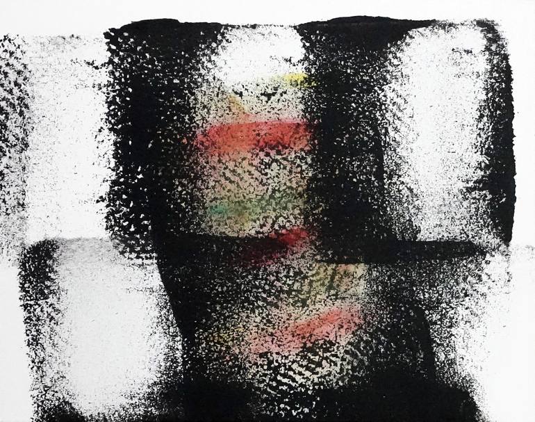 Original Abstract Expressionism Abstract Painting by Newel Hunter