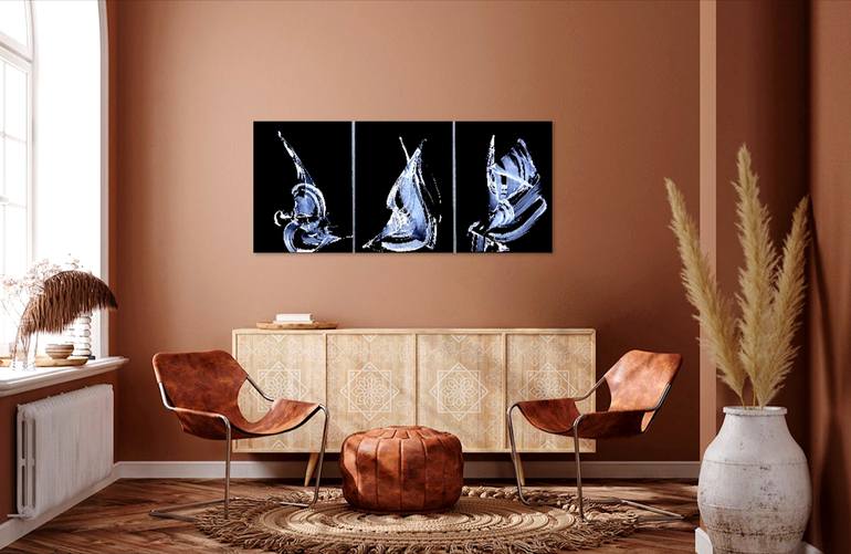 Original Abstract Expressionism Abstract Painting by Newel Hunter