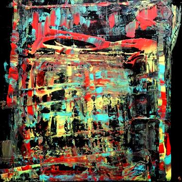 Original Abstract Expressionism Abstract Paintings by Newel Hunter
