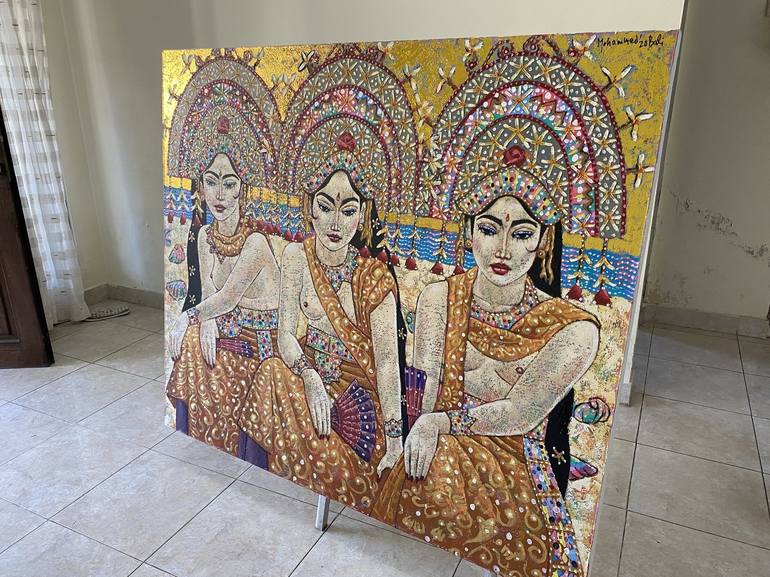 Original People Painting by Mohammed Harahap