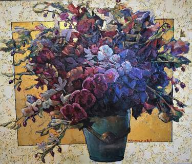 Original Floral Paintings by Mohammed Harahap