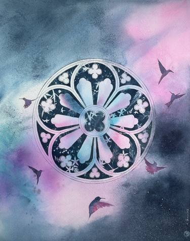 Original Abstract Patterns Paintings by Aline Demarais