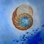 Formes sacrées, murmures dans l'océan by Aline Demarais