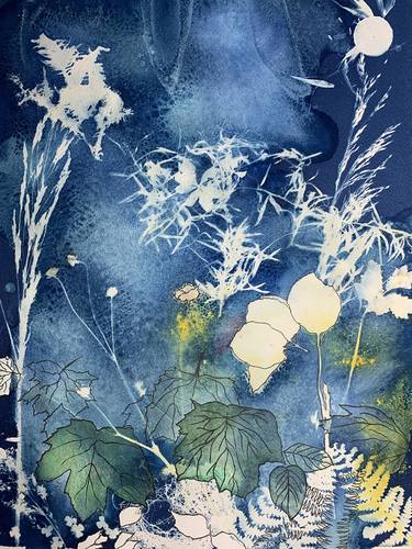 Print of Art Deco Botanic Paintings by Aline Demarais