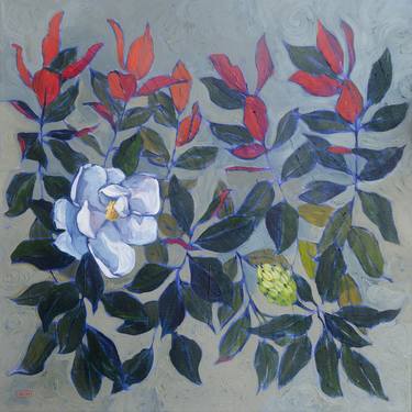 Print of Fine Art Floral Paintings by Natalie Meredith