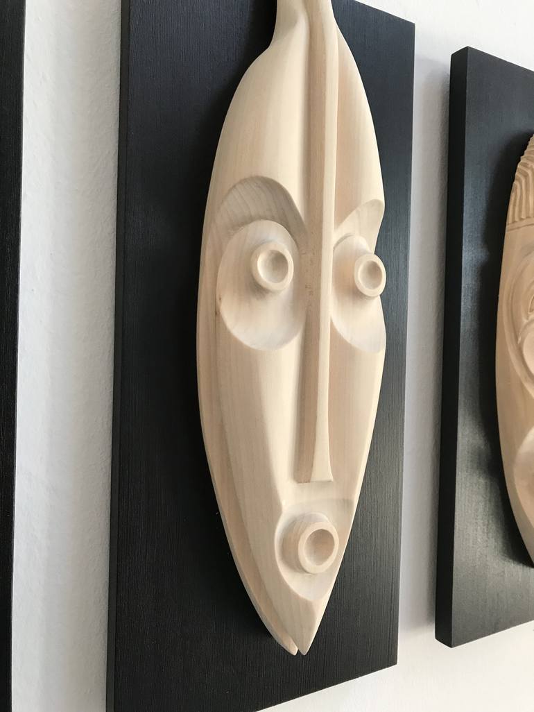 Original Abstract World Culture Sculpture by Sheraya Berlin