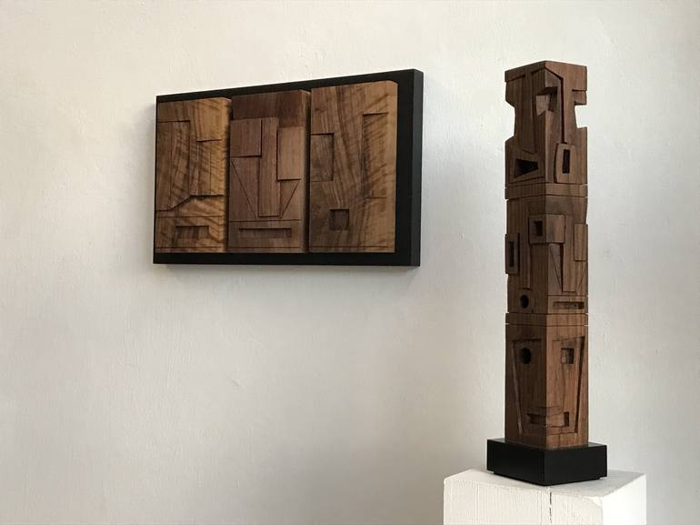 Original Abstract Geometric Sculpture by Sheraya Berlin