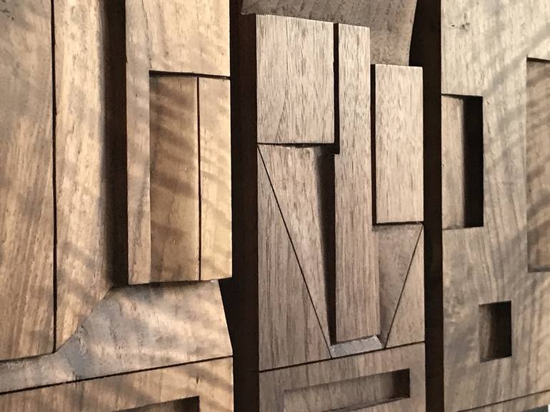 Original Abstract Geometric Sculpture by Sheraya Berlin