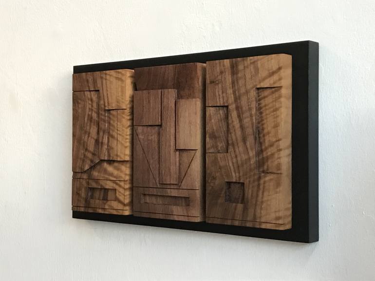 Original Abstract Geometric Sculpture by Sheraya Berlin