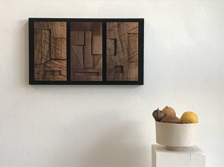 Original Abstract Geometric Sculpture by Sheraya Berlin