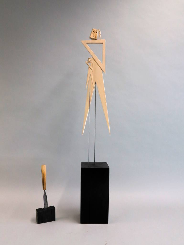 Original Abstract Expressionism Abstract Sculpture by sheraya berlin