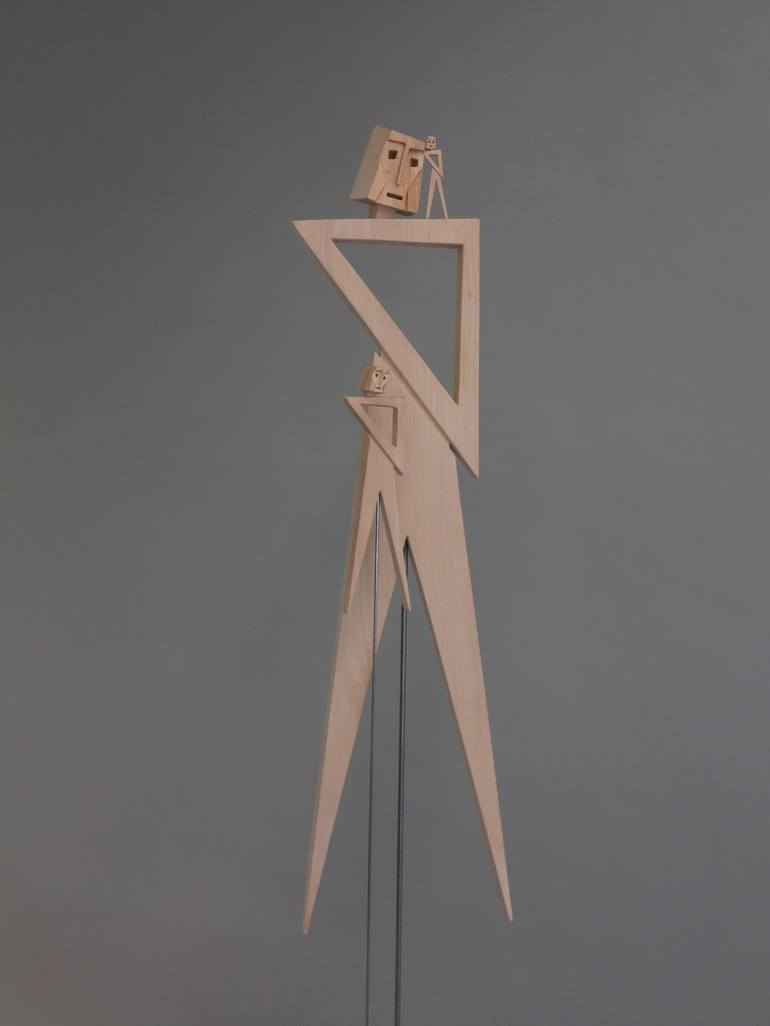 Original Abstract Expressionism Abstract Sculpture by Sheraya Berlin