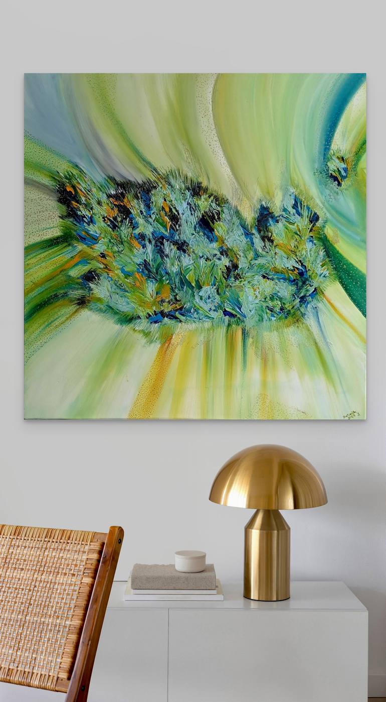 Original Abstract Expressionism Abstract Painting by Igor Kotnik Art