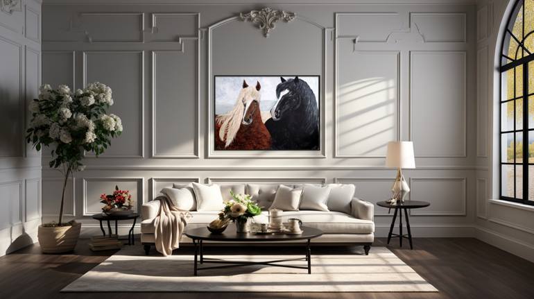 Original Classicism Animal Painting by Igor Kotnik Art