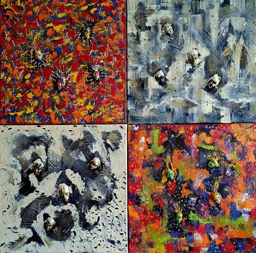 Print of Abstract Expressionism Abstract Paintings by PastelArt Igor Kotnik