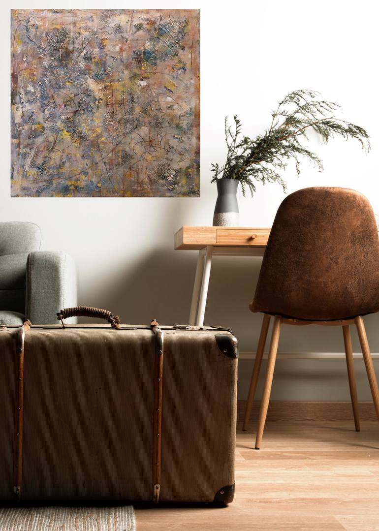 Original Abstract Expressionism Abstract Painting by Igor Kotnik Art