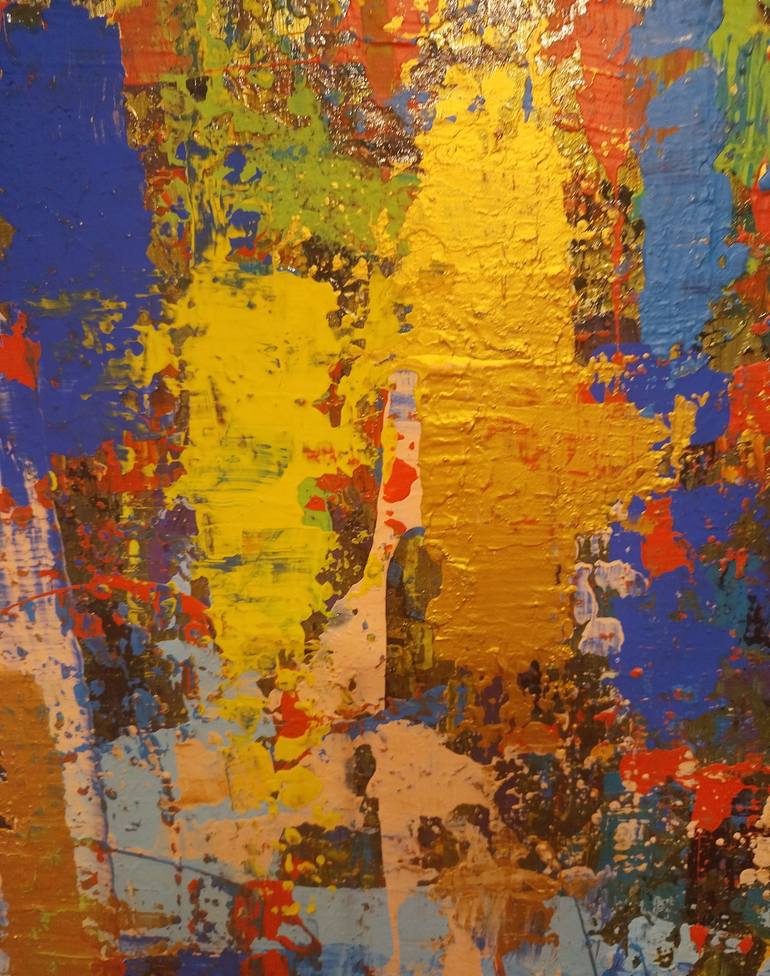 Original Abstract Expressionism Abstract Painting by Igor Kotnik Art