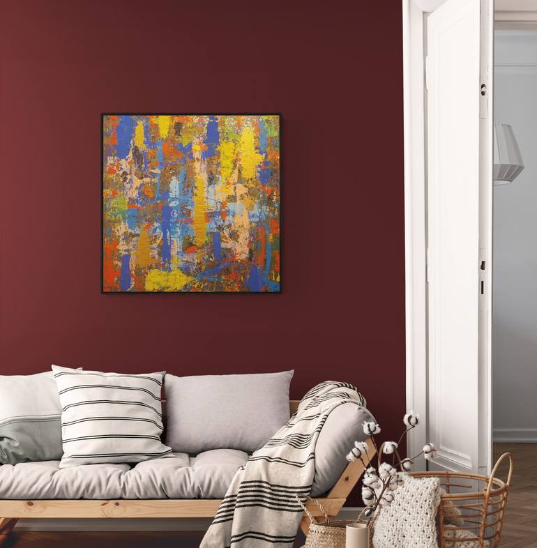 Original Abstract Expressionism Abstract Painting by Igor Kotnik Art
