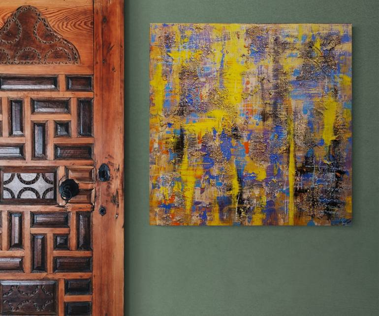 Original Abstract Expressionism Abstract Painting by Igor Kotnik Art