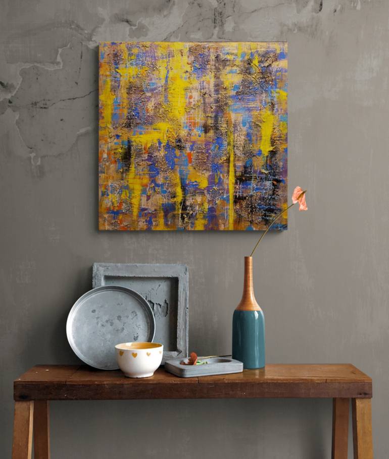 Original Abstract Expressionism Abstract Painting by Igor Kotnik Art