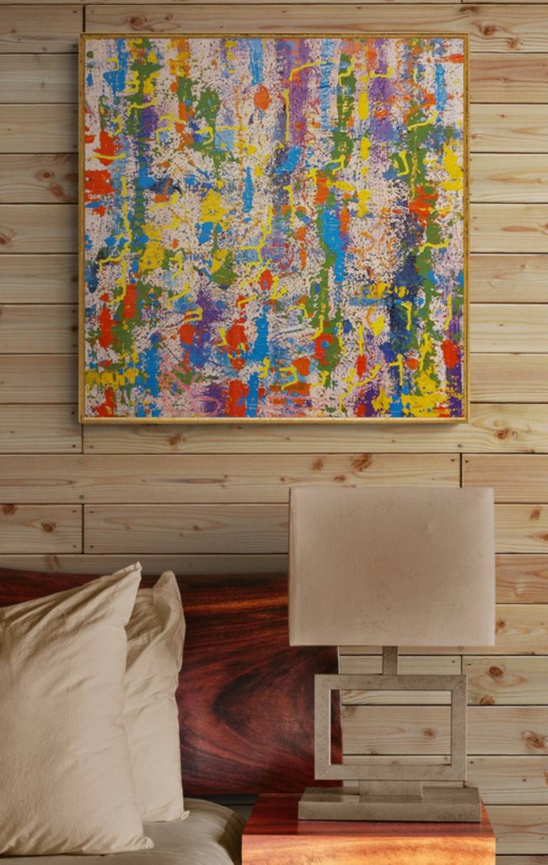 Original Abstract Expressionism Abstract Painting by Igor Kotnik Art