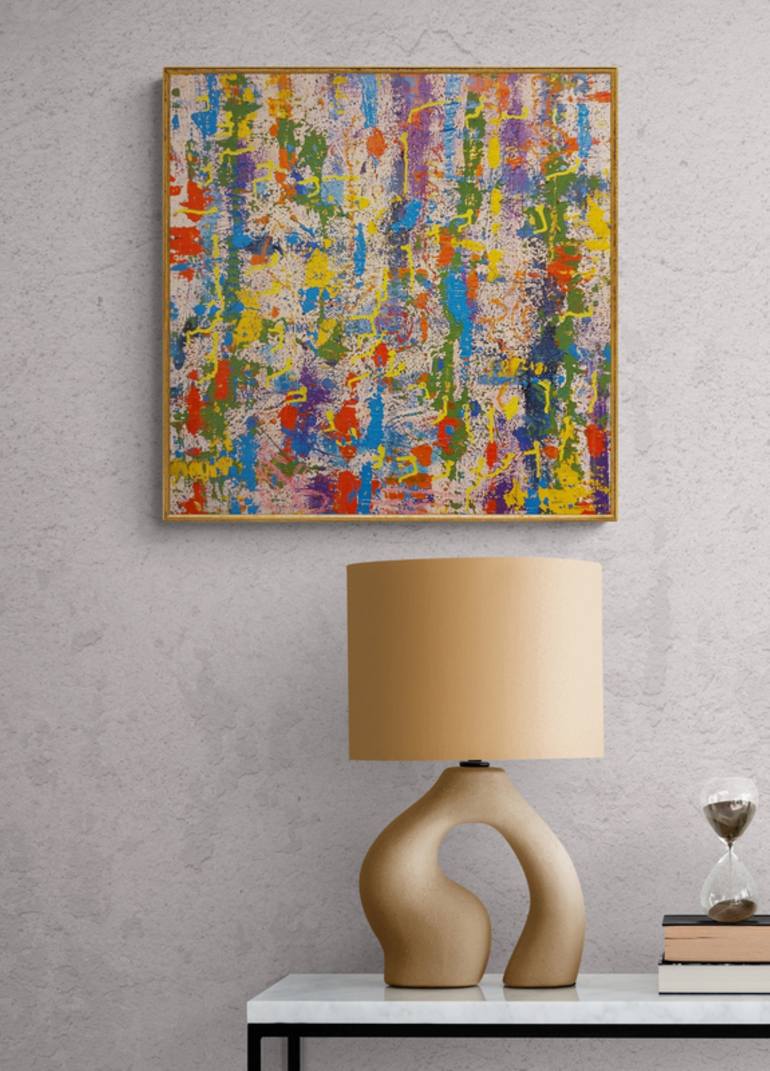 Original Abstract Expressionism Abstract Painting by Igor Kotnik Art