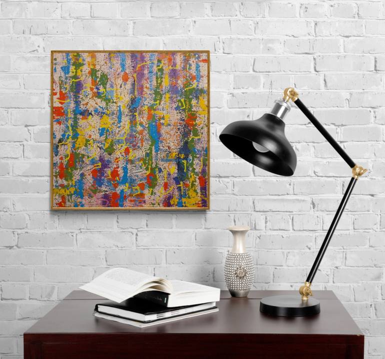 Original Abstract Expressionism Abstract Painting by Igor Kotnik Art