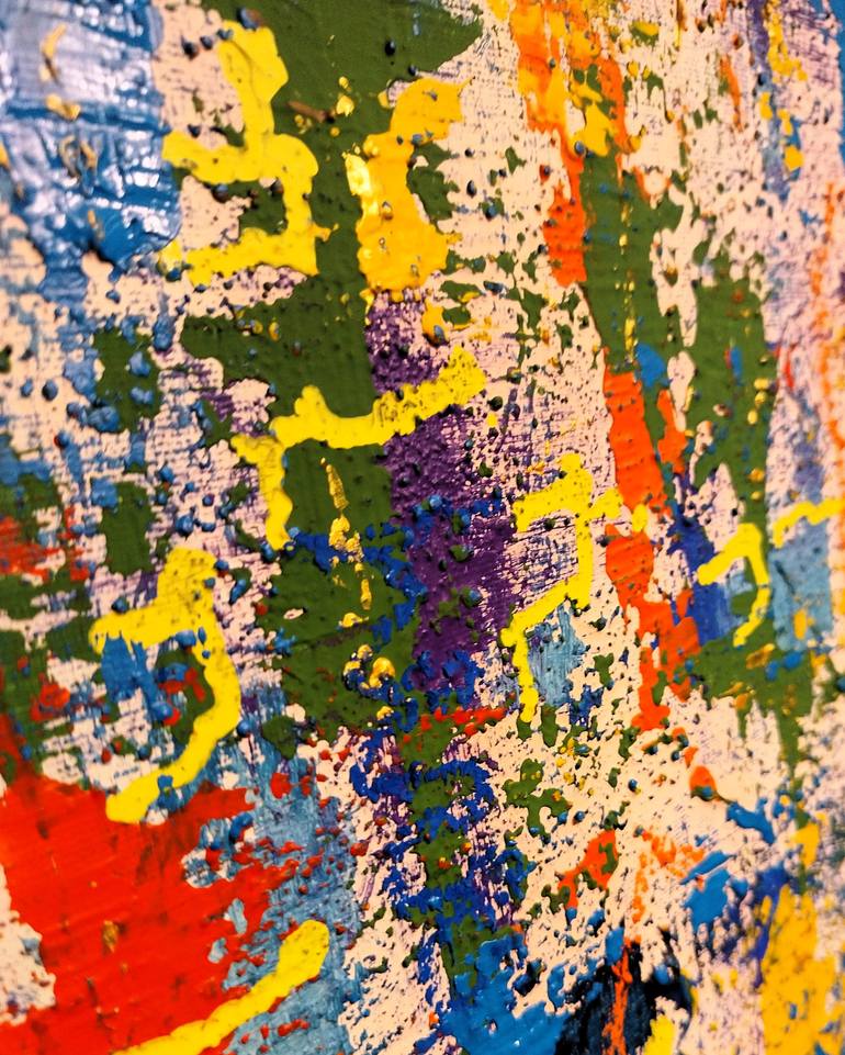 Original Abstract Expressionism Abstract Painting by Igor Kotnik Art