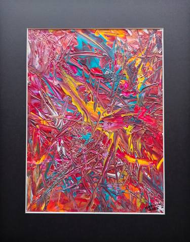 Original Abstract Expressionism Abstract Painting by Pastelart Igor Kotnik