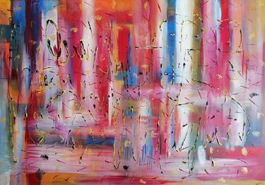 Print of Abstract Expressionism Abstract Paintings by PastelArt Igor Kotnik