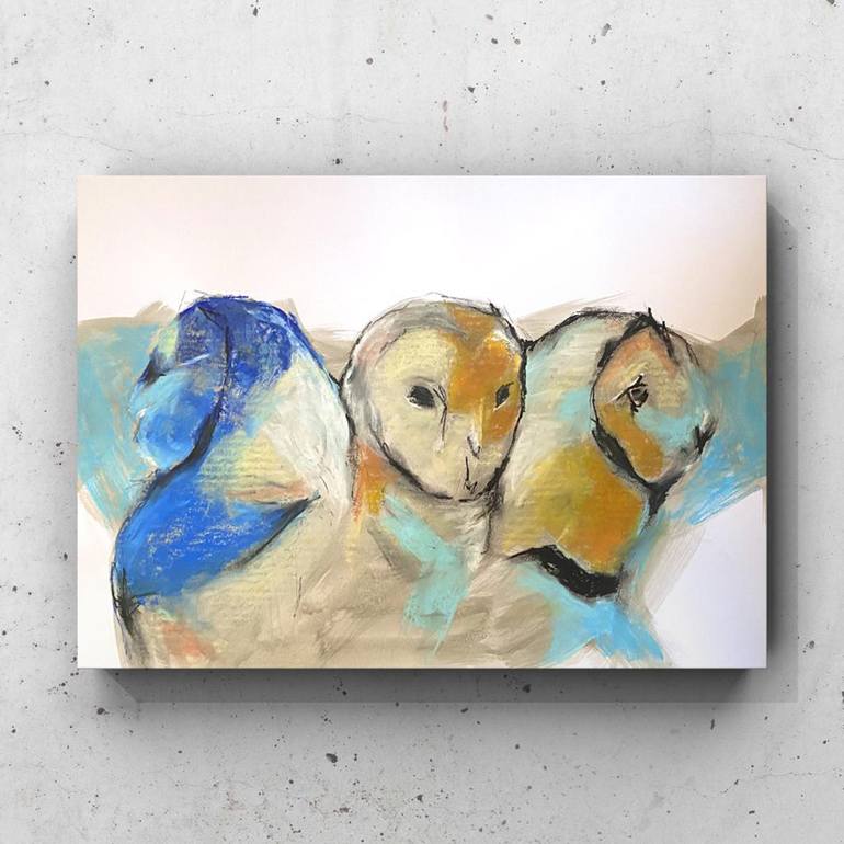 Original Abstract Animal Painting by Lara Zhuravska