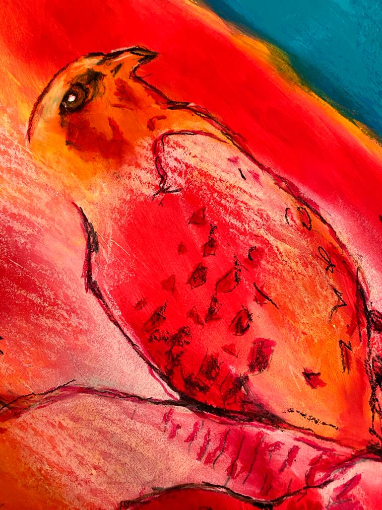 Original Abstract Animal Painting by Lara Zhuravska