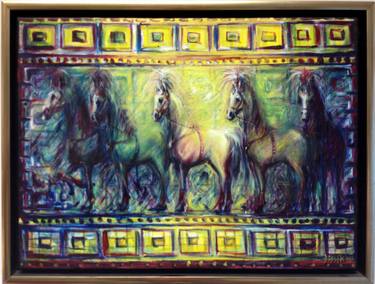 Original Fine Art Horse Paintings by Stanislav Šišlák