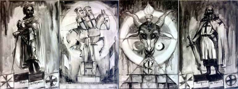 Original Documentary Religion Painting by Stanislav ŠIšLák