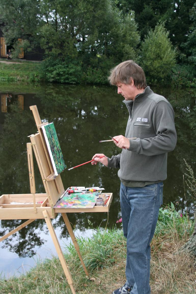 Original Impressionism Botanic Painting by Stanislav ŠIšLák