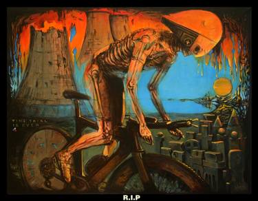Original Bicycle Paintings by Stanislav Šišlák