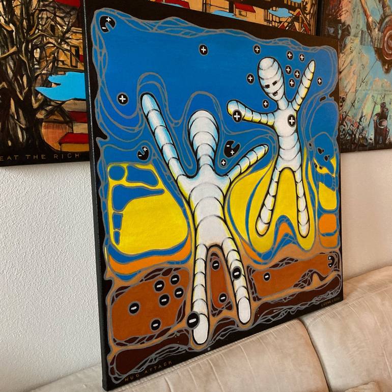 Original Fine Art Love Painting by Stanislav Šišlák