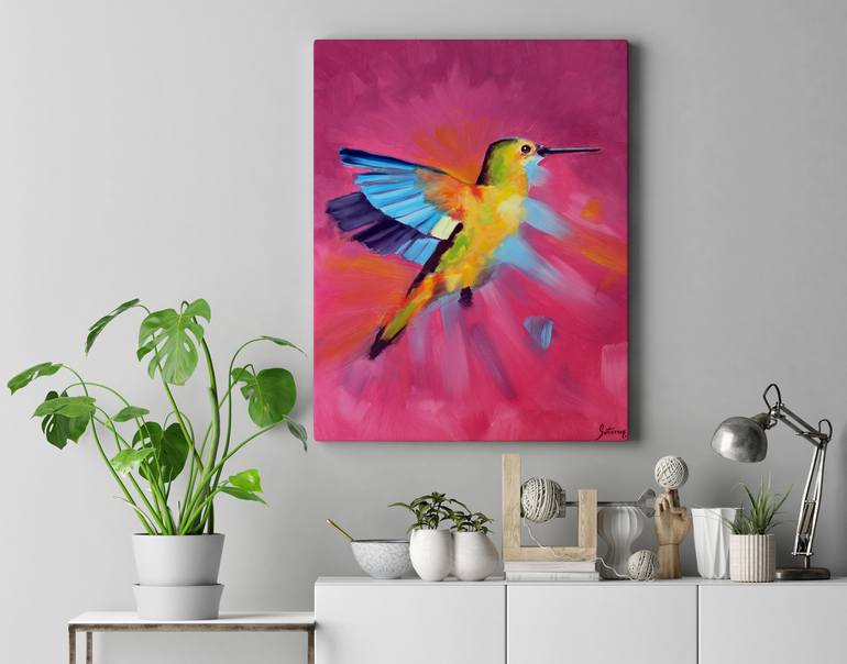 Original Expressionism Animal Painting by Pablo Gutierrez