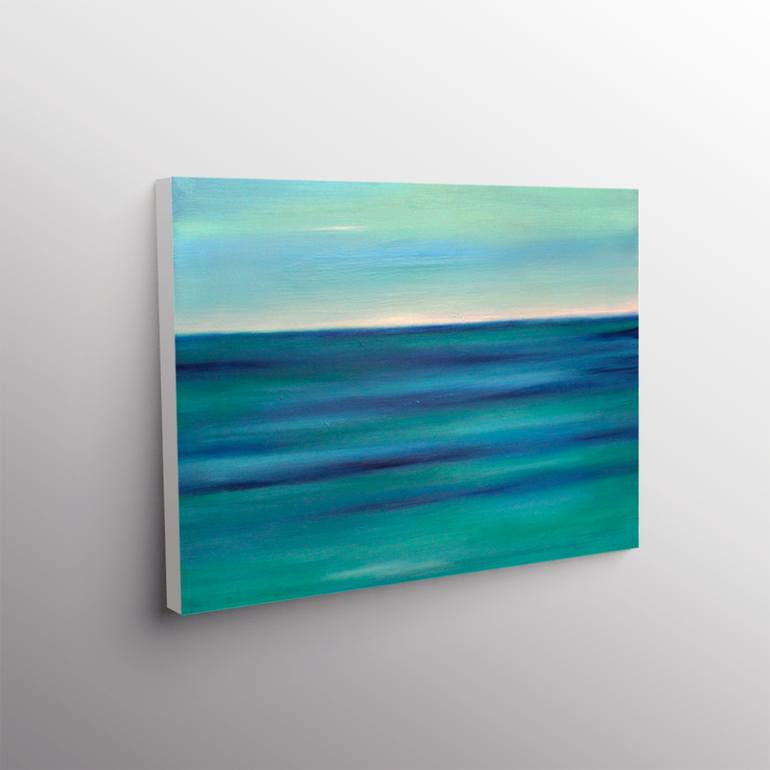 Original Abstract Seascape Painting by Pablo Gutierrez