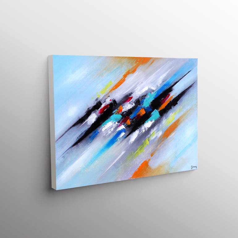 Original Abstract Painting by Pablo Gutierrez