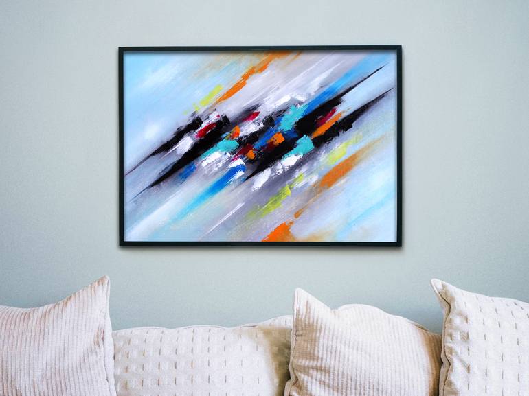 Original Abstract Painting by Pablo Gutierrez